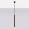 LED függesztett mennyezeti lámpatest G9 barna modern hengeres Pastelo Ocean Green SL.2145 Sollux