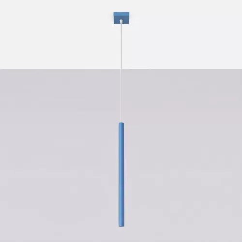 LED függesztett mennyezeti lámpatest G9 világoskék modern hengeres Pastelo Ocean Green SL.2149 Sollux