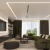 LED fali spotlámpa GU10 zsályazöld modern hengeres Ring Bittersweet Shimmer SL.2177 Sollux
