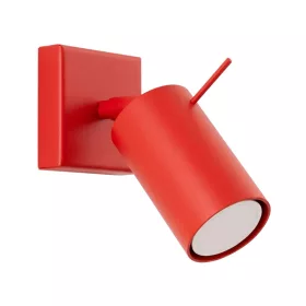   LED fali spotlámpa GU10 piros modern hengeres Ring Bittersweet Shimmer SL.2189 Sollux