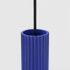 LED függesztett mennyezeti lámpatest GU10 ultramarinkék minimalista kialakítású hengeres bordázott Deep Space SL.2311 Sollux