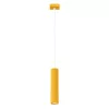 LED függesztett mennyezeti lámpatest GU10 sárga minimalista kialakítású hengeres bordázott Deep Space SL.2334 Sollux