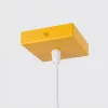 LED függesztett mennyezeti lámpatest GU10 sárga minimalista kialakítású hengeres bordázott Deep Space SL.2334 Sollux