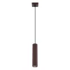LED függesztett mennyezeti lámpatest GU10 barna minimalista kialakítású hengeres bordázott Deep Space SL.2336 Sollux
