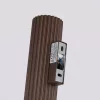 LED fali spotlámpa 2x GU10 barna minimalista kialakítású hengeres bordázott Deep Space SL.2347 Sollux