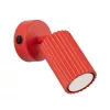 LED fali spotlámpa GU10 piros minimalista kialakítású hengeres bordázott Deep Space SL.2363 Sollux