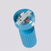 LED fali spotlámpa GU10 világoskék minimalista kialakítású hengeres bordázott Deep Space SL.2377 Sollux