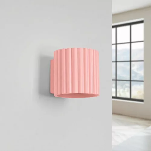 LED fali spotlámpa G9 rózsaszín minimalista kialakítású hengeres Aura Deep Space SL.2405 Sollux