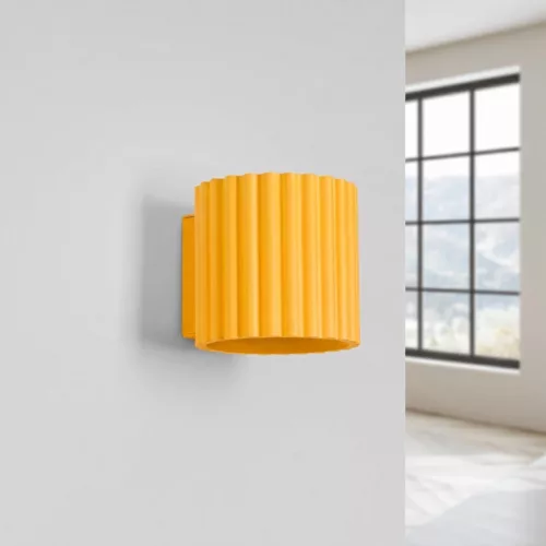 LED fali spotlámpa G9 sárga minimalista kialakítású hengeres Aura Deep Space SL.2415 Sollux