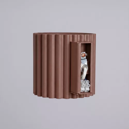 LED fali spotlámpa G9 barna minimalista kialakítású hengeres Aura Deep Space SL.2425 Sollux