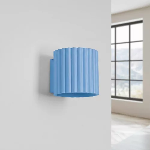 LED fali spotlámpa G9 világoskék minimalista kialakítású hengeres Aura Deep Space SL.2430 Sollux