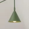 LED fali spotlámpa E14 olívazöld modern Nox Crimson SL.2495 Sollux