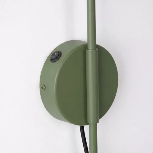 LED fali spotlámpa E14 olívazöld modern Nox Crimson SL.2495 Sollux