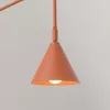 LED fali spotlámpa E14 okker piros modern Nox Crimson SL.2496 Sollux