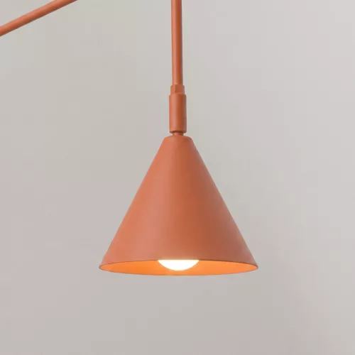LED fali spotlámpa E14 okker piros modern Nox Crimson SL.2496 Sollux