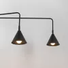 LED fali spotlámpa 2x E14 fekete modern Nox Crimson SL.2507 Sollux