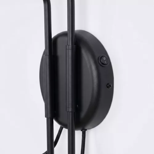 LED fali spotlámpa 2x E14 fekete modern Nox Crimson SL.2507 Sollux