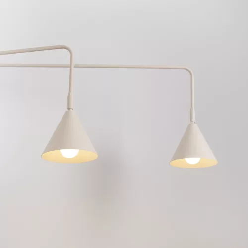 LED fali spotlámpa 2x E14 bézs modern Nox Crimson SL.2509 Sollux