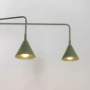 LED fali spotlámpa 2x E14 olívazöld modern Nox Crimson SL.2510 Sollux