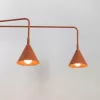 LED fali spotlámpa 2x E14 okker piros modern Nox Crimson SL.2511 Sollux