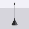 LED függesztett mennyezeti lámpatest E27 fekete modern Nox Crimson SL.2522 Sollux
