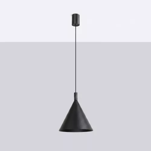 LED függesztett mennyezeti lámpatest E27 fekete modern Nox Crimson SL.2522 Sollux