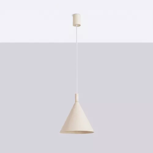 LED függesztett mennyezeti lámpatest E27 bézs modern Nox Crimson SL.2524 Sollux