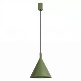   LED függesztett mennyezeti lámpatest E27 olívazöld modern Nox Crimson SL.2525 Sollux