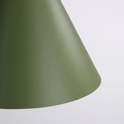 LED függesztett mennyezeti lámpatest E27 olívazöld modern Nox Crimson SL.2525 Sollux