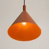 LED függesztett mennyezeti lámpatest E27 okker piros modern Nox Crimson SL.2526 Sollux
