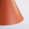LED függesztett mennyezeti lámpatest E27 okker piros modern Nox Crimson SL.2526 Sollux