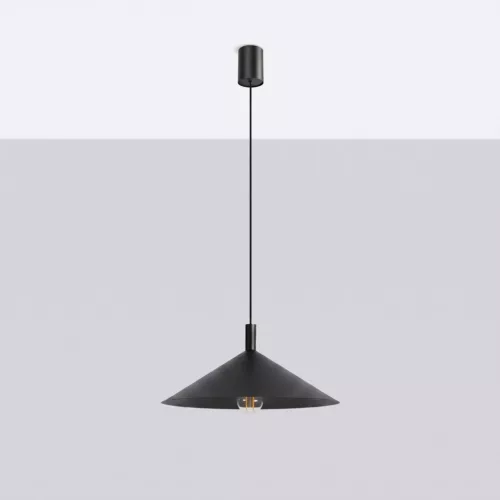 LED függesztett mennyezeti lámpatest E27 fekete modern Nox Crimson SL.2537 Sollux