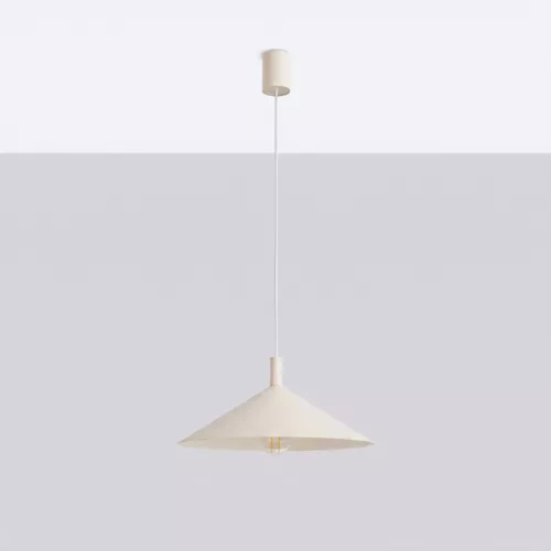 LED függesztett mennyezeti lámpatest E27 bézs modern Nox Crimson SL.2539 Sollux