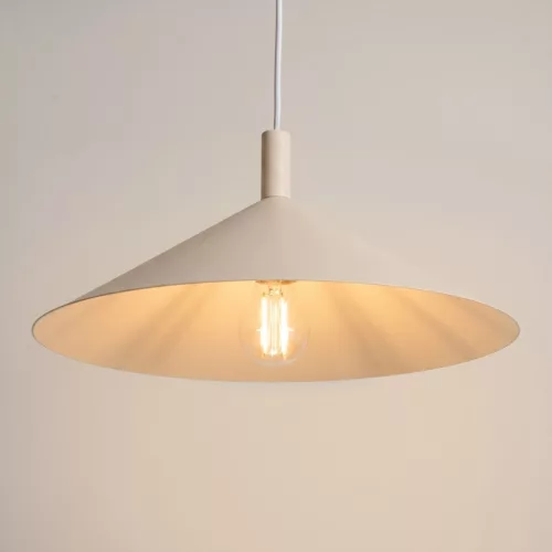 LED függesztett mennyezeti lámpatest E27 bézs modern Nox Crimson SL.2539 Sollux