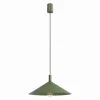 LED függesztett mennyezeti lámpatest E27 olívazöld modern Nox Crimson SL.2540 Sollux