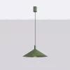 LED függesztett mennyezeti lámpatest E27 olívazöld modern Nox Crimson SL.2540 Sollux