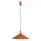 LED függesztett mennyezeti lámpatest E27 okker piros modern Nox Crimson SL.2541 Sollux