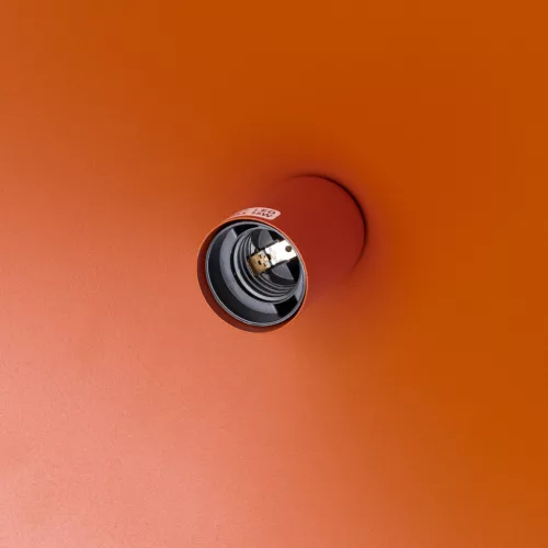 LED függesztett mennyezeti lámpatest E27 okker piros modern Nox Crimson SL.2541 Sollux