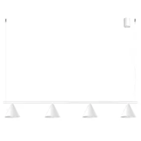   LED függesztett mennyezeti lámpa 4x E14 fehér modern Nox Crimson SL.2551 Sollux