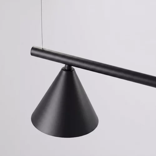 LED függesztett mennyezeti lámpa 4x E14 fekete modern Nox Crimson SL.2552 Sollux