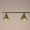 LED függesztett mennyezeti lámpa 4x E14 olívazöld modern Nox Crimson SL.2555 Sollux