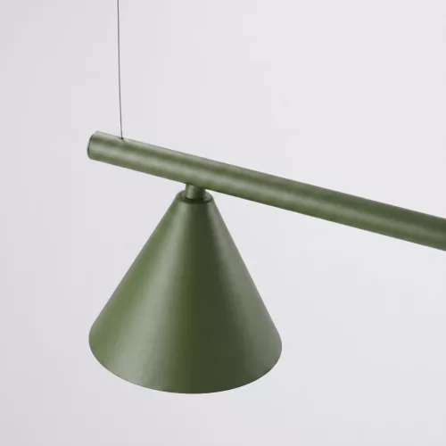 LED függesztett mennyezeti lámpa 4x E14 olívazöld modern Nox Crimson SL.2555 Sollux