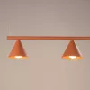 LED függesztett mennyezeti lámpa 4x E14 okker piros modern Nox Crimson SL.2556 Sollux