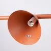 LED függesztett mennyezeti lámpa 4x E14 okker piros modern Nox Crimson SL.2556 Sollux