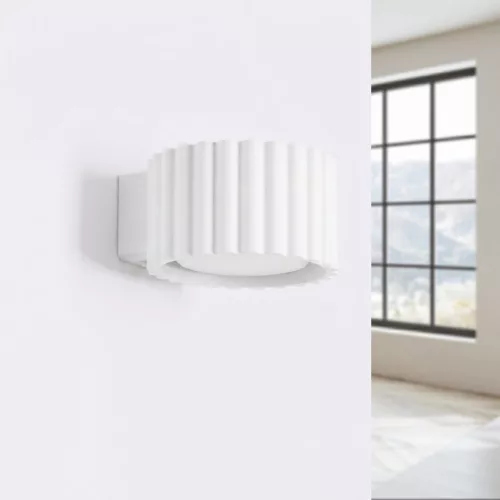 LED fali spotlámpa Gx53 fehér minimalista kialakítású hengeres Aura Deep Space SL.2612 Sollux