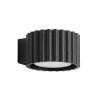 LED fali spotlámpa Gx53 fekete minimalista kialakítású hengeres Aura Deep Space SL.2613 Sollux