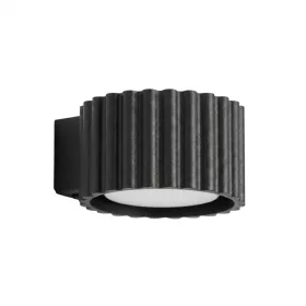   LED fali spotlámpa Gx53 fekete minimalista kialakítású hengeres Aura Deep Space SL.2613 Sollux