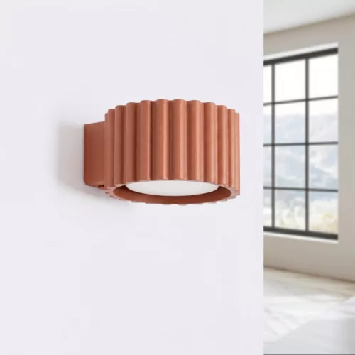 LED fali spotlámpa Gx53 okker piros minimalista kialakítású hengeres Aura Deep Space SL.2616 Sollux