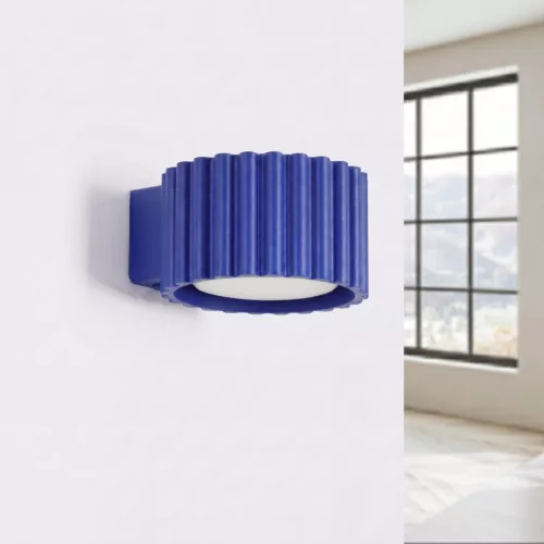 LED fali spotlámpa Gx53 ultramarinkék minimalista kialakítású hengeres Aura Deep Space SL.2618 Sollux
