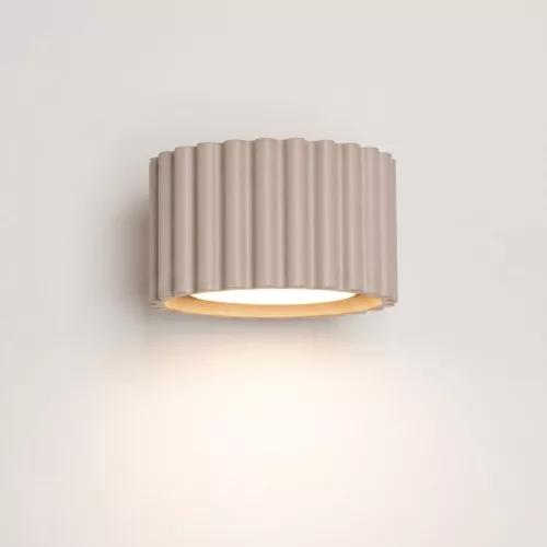 LED fali spotlámpa Gx53 Taupe minimalista kialakítású hengeres Aura Deep Space SL.2619 Sollux